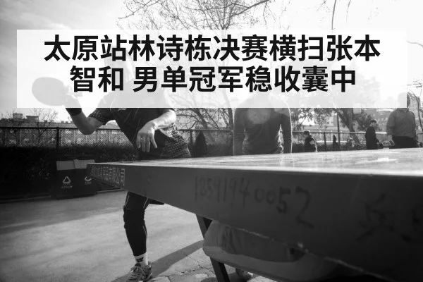 太原站林诗栋决赛横扫张本智和 男单冠军稳收囊中